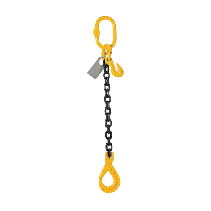 High Strength Grade G80 Chain Sling Lifting Heavy Duty Black Gold 420 O Ring Long Steel Link Chain Black