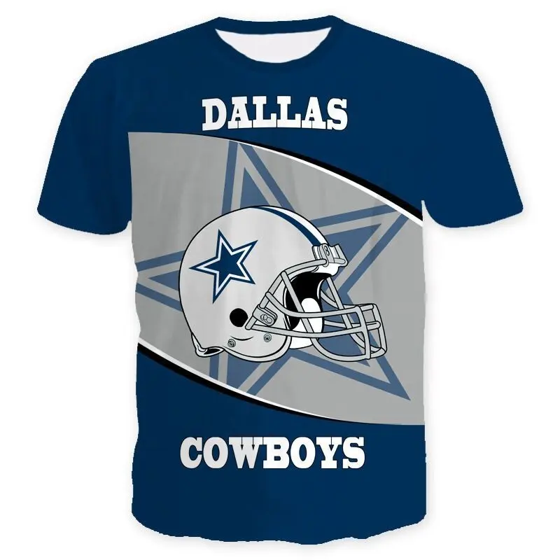 2021 NFL Raiders Packers )cowboys Steeler tutte le squadre top assorbente uomo t-shirt sportiva con stampa 3D