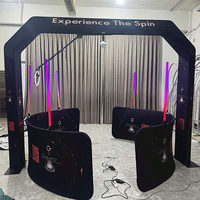 Cabine photo selfie 360° avec accessoires rotatifs gonflables pour photos aériennes, approvisionnement mondial