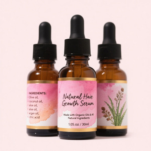 เซรั่มต่อต้านผมชี้ฟูจากเปปเปอร์มินท์สูตรมังสวิรัติออร์แกนิกสำหรับผมแห้งทำให้ผมนุ่มลื่นเพิ่มความหนา - Product Image 5