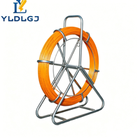 YILI 4mm*100m Varilla de Fibra de Vidrio para Tuberías, Cinta Pasacables, Carrete para Cables, Serpiente para Conduítes, Varilla para Tirar Cables, Enhebrador de Alambres, Herramienta de Instalación Eléctrica