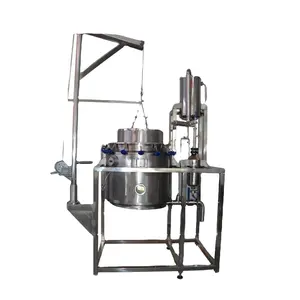 Genyond solvent extraction essential oil liquid-liquid wiped film evaporator machine for ethanol recovery