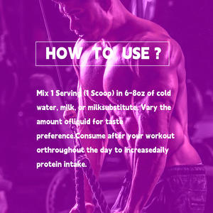 Proteína de Suero de Leche de Alta Calidad con Vitamina D y Potasio, Favorece el Crecimiento Muscular, Mejora los Niveles del Sistema Inmunitario, en Polvo - Product Image 3