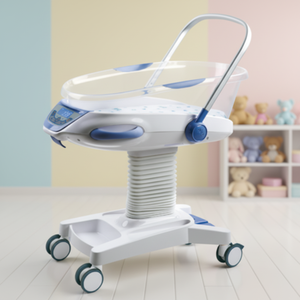 Deluxe Krankenhaus-Neugeborenen-ABS-Kinderwagen mit Wiegefunktion Luxus-Babywagen mit Sonnenschutz-Verdeck |   OEM/ODM Individuelles Logo - Product Image 1