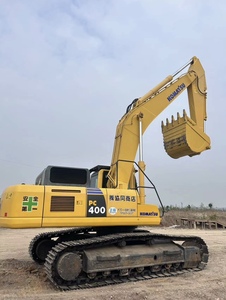 Excavatrice sur chenilles Komatsu PC400 d'occasion du Japon, 40 tonnes, pour travaux miniers et de terrassement, en stock - Product Image 6