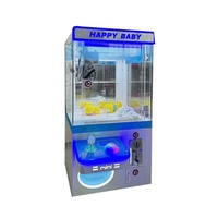 Mini Máquina Comercial de Grúa de Garra Metálica con Monedas, con Alimentación USB, para Centros de Entretenimiento, Centros Comerciales y Entradas de Supermercados
