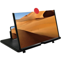 Jouets de voyage pour l'intérieur et l'extérieur, loupe d'écran de téléphone 3D de 10/12/14/18/20 pouces, support de téléphone pliable avec amplificateur d'écran pour la vidéo