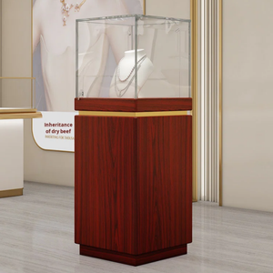 Support d'exposition de bijoux sur mesure, vitrine en verre haut de gamme avec éclairage LED pour bijouterie, centre commercial de luxe, boutique d'antiquités - Product Image 4