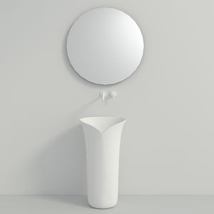 <span class=keywords><strong>Lavabo</strong></span> de superficie sólida con diseño redondo de lágrima de agua, <span class=keywords><strong>lavabo</strong></span> de resina, piedra de mármol, lavadero de baño, <span class=keywords><strong>precio</strong></span> de fábrica - Product Image 5