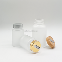 Vente chaude vide 100cc 200cc 250cc verre clair givré médecine bouteille Capsule pilule bouteille vitamine supplément bouteille conteneur