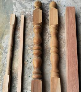 Balaustres de Madera Maciza, Variedades de Postes de Madera que Incluyen Melunak, Nyatoh, Red Meranti, Durian y Mengkulang Duraderos - Product Image 1