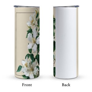 Gobelet isotherme personnalisé en acier inoxydable de 20 oz avec motif floral pour utilisation en voiture - Product Image 2
