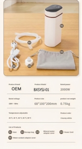 Dispensador Eléctrico de Agua Caliente Instantáneo, Calentador Portátil de 5 Temperaturas, Calentamiento Rápido en 3s para Hotel, Hogar, Cocina y Oficina - Product Image 6