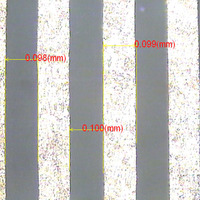 100um 10*10mm sustrato de cerámica Electrodo interdigital gas humedad biosensor chip