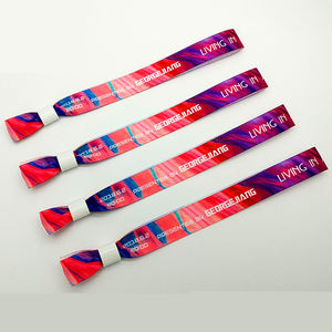 קידום אירוע פסטיבל מסיבת ארוג סרט סאטן צמידי בברכה פופולרי בד <span class=keywords><strong>Wristbands</strong></span> - Product Image 3