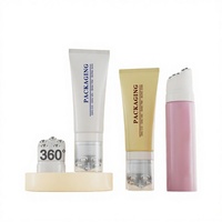 MEIZIDA Applicateur à cinq rouleaux pour tube PE personnalisé 40MM, avec capuchon à clipser, modèle MJ109-036, pour impression par transfert d'eau pour cosmétiques