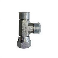 Adaptateur de tube droit hydraulique de haute précision à tolérance personnalisée, en acier au carbone et en acier inoxydable