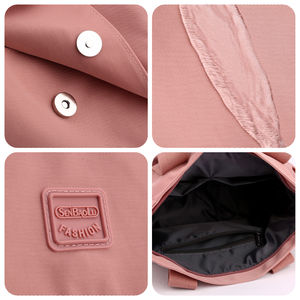 批发尼龙防水大容量户外旅行时尚定制拉链女士手提袋 - Product Image 4