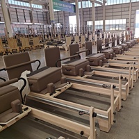 Lit de Pilates en bois d'érable, Reformer de Pilates, Machine de Pilates, Chaise Cadillac, Correcteur de colonne vertébrale, Kit Reformer de Pilates Premium en promotion