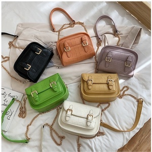 <span class=keywords><strong>France</strong></span> style small female chain <span class=keywords><strong>crocodile</strong></span> pattern women crossbody bags handbags shoulder bags - Product Image 1