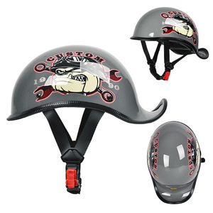 Casque de sécurité ouvert SMRZX306 Guangdong Retro Light Cruiser American Ducktail - Unisexe, universel, toutes saisons, étanche, sport - Product Image 6