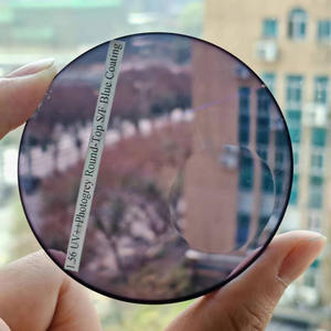 1,56 UV ++ Photogrey Round-Top S/F Lentes bifocales ópticas con revestimiento azul con efecto de visión fotocromática clara - Product Image 4