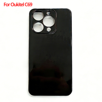 Coque de téléphone portable en silicone souple mate TPU pour Oukitel C69 Noir, vente en gros du fabricant