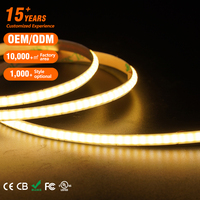 Bande lumineuse LED COB haute densité, ruban LED COB DC12V 10W 468 LED/m 8mm étanche
