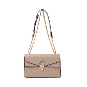 Cực kỳ thời trang phải có túi phong bì khối màu retro với dây đeo vai chuỗi và khóa kéo làm bằng vật liệu PU - Product Image 5