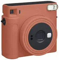 오렌지 컬러 Fujifilm Instax Square SQ1 인스턴트 카메라 selfie 모드