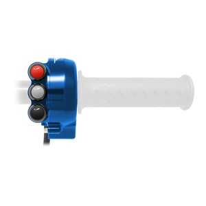 Cache de commande d'accélérateur avec interrupteur de guidon intégré pour Aprilia RSV4 (Bleu) - Product Image 6