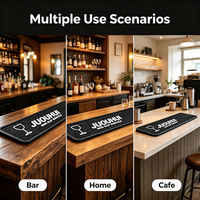 Promotion 1000 pièces Tapis anti-dérapant en PVC souple écologique avec logo personnalisé pour bar, accessoire en caoutchouc personnalisé pour articles de bar