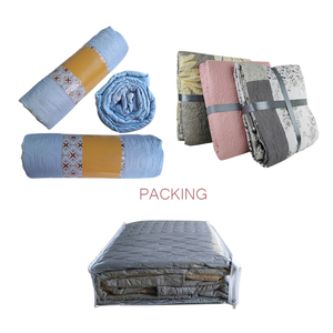 Custom Bedding Set Printed Quilt Ultrasonic Stitching <strong>Bedspread</strong> for Bed Room - Product Image 5