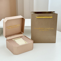 Fabricant de montres personnalisées Caja De Reloj Boîte de montre octogonale écologique Emballage à couvercle rabattable Boîte cadeau Rangement de montres