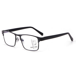 Lunettes de lecture photochromiques classiques pour hommes et femmes, progressives, multifocales, anti-lumière bleue, changement de couleur, mode business, Minya LX-554 - Product Image 3