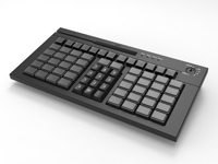 Nuevo Teclado POS de Escritorio USB 3.0 con Membrana de Plástico Programable, Cableado, con 67 Teclas y Anti-Ghosting Multitecla