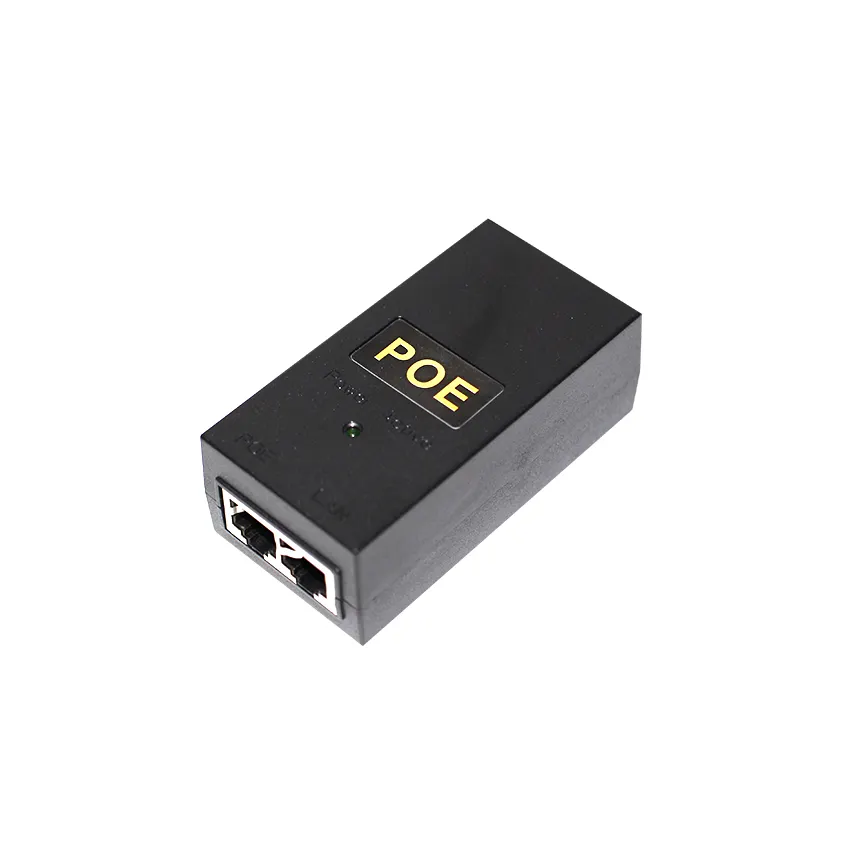 האיחוד האירופי קיר תקע 48V 0.5A 24W קיר PoE Injector Power Over Ethernet מתאם 802.3af