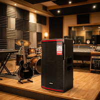 VAMAV NOVA AX12 Altavoz de rango completo 700W RMS 1400W Pico 12'' Activo de madera para escenario Sistema de sonid