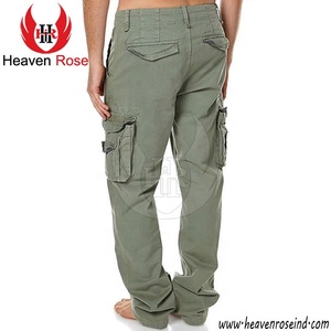 Pantalones cargo informales de secado rápido a prueba de viento de cintura media ligeros de ajuste regular para hombre, pantalones de algodón para seguridad en el lugar de trabajo - Product Image 4