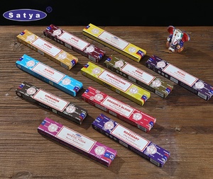 Venta al por mayor Satya Natural Sándalo hecho a mano Bendición India Fragancia Riqueza Atrayendo Perú Fragancia de madera sagrada Varillas de incienso - Product Image 3