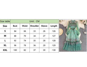 Vintage <span class=keywords><strong>Tul</strong></span> Vestido <span class=keywords><strong>de</strong></span> Mujer Temperamento O-cuello Gasa Bordado A-Line Flounce Socialite Vestido <span class=keywords><strong>de</strong></span> Noche Largo - Product Image 6