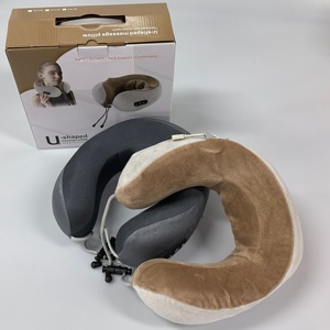 High-End Neck <b>Pillow</b> with Deep Tissue Massage, Foldable <b>U</b> <b>Shaped</b> <b>Pillow</b>, Premium Travel Neck <b>Pillow</b> - Product Image 1