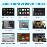 Module CarPlay sans fil pour Chevrolet Malibu 2012-2014 |   Prise en charge d'Android Auto, MirrorLink, CarLife, mise à niveau de l'autoradio d'origine, caméra 360°