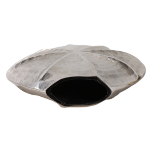 Vaso moderno in metallo con motivo a conchiglia per l'arredamento di soggiorno, casa e ufficio - Product Image 6