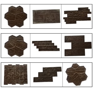 แม่พิมพ์ปั๊มคอนกรีตพื้นแม่พิมพ์คอนกรีตหินฝังสวนโพลียูรีเทนแม่พิมพ์ปู - Product Image 3