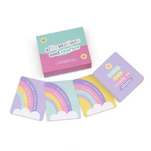 Cartes d'affirmation pour la grossesse et l'accouchement, anti-stress, personnalisées, prix d'usine, en allemand - Product Image 1
