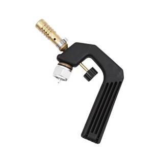 Antorcha Mapp con mango, cabezal de cobre, interruptor único, llama recta, 1800°C, para soldar con gas licuado. - Product Image 5