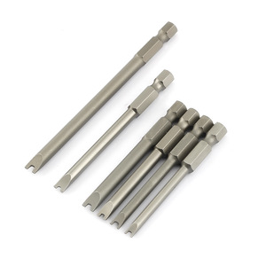 Shaowei U Type <b>Screwdriver</b> <b>Bit</b> Set 6 Mm Hex Shank Carbon Steel <b>Magnetic</b> Drill <b>Bit</b> For Electric Pneumatic Tools - Product Image 1