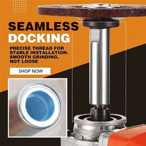 Nanrui Angle Grinder Extension Rod 100mm Cylinder Screw Shaft Connector For Polishing Buff Balls Grinding Accessory - Product Image 3