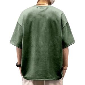 Camiseta Oversize de Algodón 100% Ecológico para Hombre, Lavada, de Corte Holgado, Hombro Caído, Estilo Urbano, con Logotipo Personalizado de Calidad - Product Image 6
